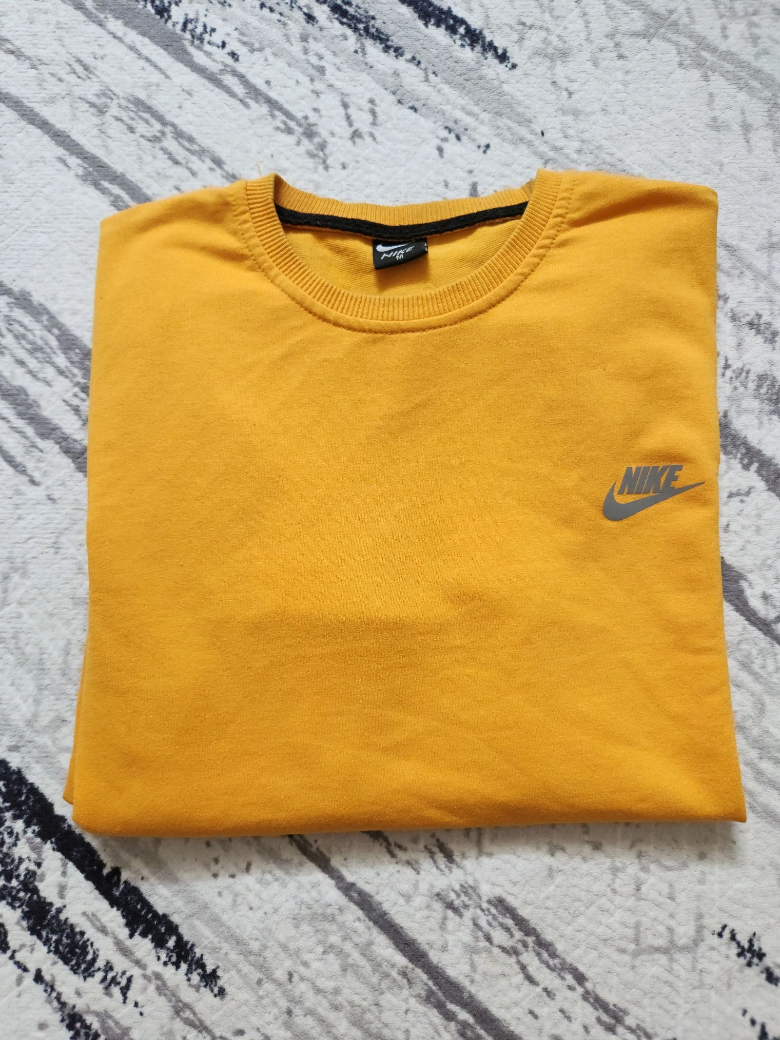 Moletom Nike Mostarda Masculino Tamanho S / Suéter Gola Redonda Vintage Streetwear – photo 3